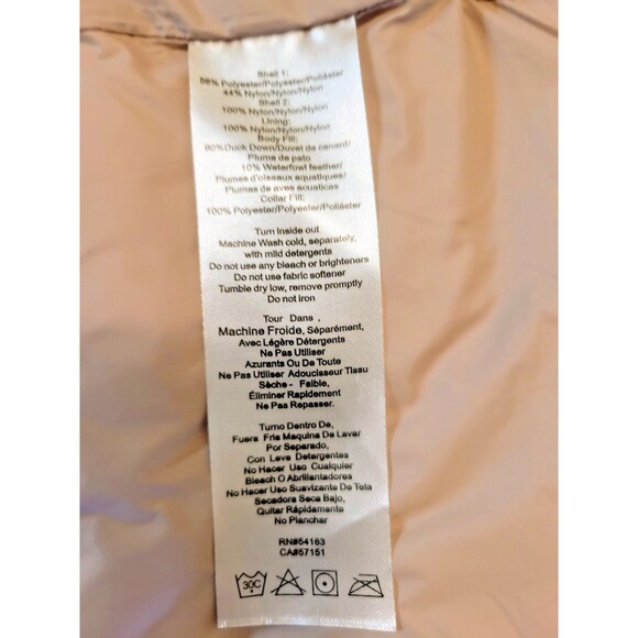 Calvin Klein Performance Down Puffer Vest Womens M Quilted Full Zip Gorpcore - Picture 6 of 8